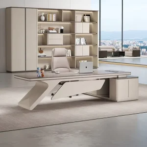 Large Modern Light Luxury Office Desk and Chair Luxury Executive Office Desk by Big Boss Modern Design Home Office Furniture