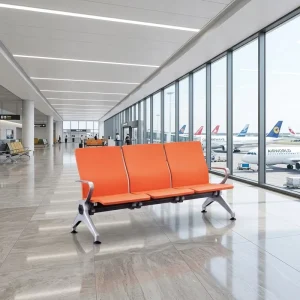 Large Modern Steel Comfortable Adjustable Airport Hospital School Waiting Chair for Multiple People Public Places