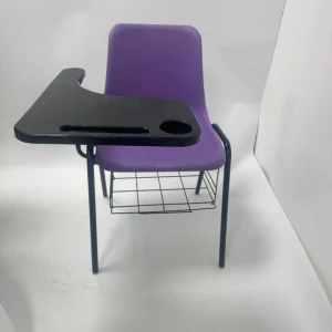 Large Modern Training Ergonomic Commercial Grade Desk Chair Integrated Table Storage Basket Book Rack PP Home Office Outdoor