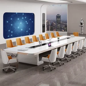 Large Office Meeting Table Modern Design Meeting Room Table Office Furniture Conference Table and Chair Set