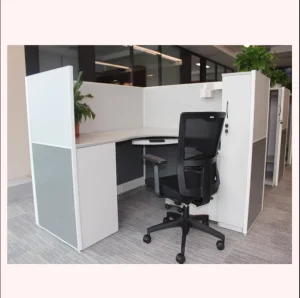 Large Size Modern Cubicle Partition Workstation Commercial Office Desk with Metal MDF Materials Easy Installation