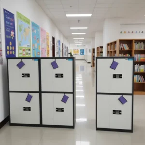 Large Space Black Metal Steel Lateral Filing Cabinet 4 Layers Stainless Steel Storage File Cabinet