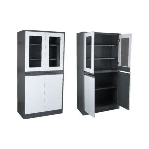 Large Steel Industrial Hospital Medical Elegant Modern Design Style Lab Medicine Cabinet Chemical Storage