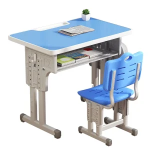 Leading Manufacturer Conference Ready Training Writing Desk with Drawers Antimicrobial Kids Table and Chair Set Furniture