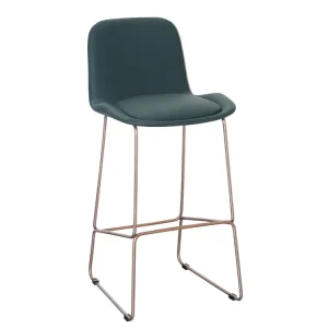 Leather Bar Furniture Bar Stool in Golden Color