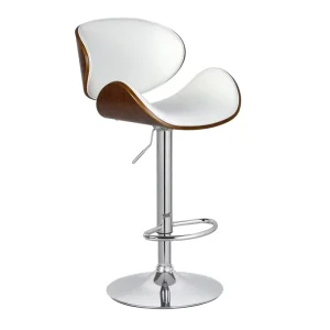 Leather Bar Stool Adjustable Height Swivel Modern Minimalist Light Luxury Design Backrest Home Use Front Desk High Miwo