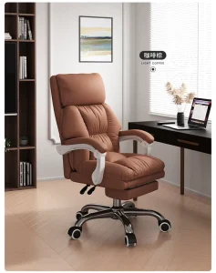 Leather Boss Chair with Strong Wrapping Reclining Metal Frame Office Chair