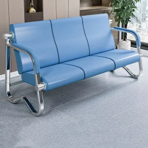 Leather Waiting Chairs Office Metal Public Reception Seating Lobby Hospital Clinic Airport Station School Mall Waiting Area