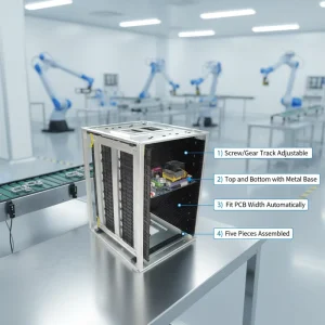 Leenol LN C807 ESD SMT Loading Rack Anti Static PCB Storage Rack Adjustable for Electronics Manufacturing CE ROHS
