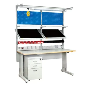 Leenol Price Custom Lab Tower Line Workbench ESD Safe Industrial Bench Garage Workbench for Sale