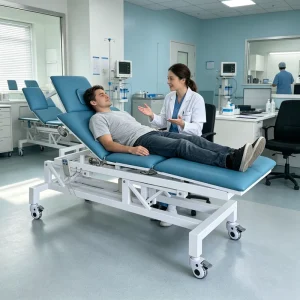 Legs Separable Chiropractic Bed Electric 4 Section Multifunction Drop Osteopathic Physiotherapy Couch