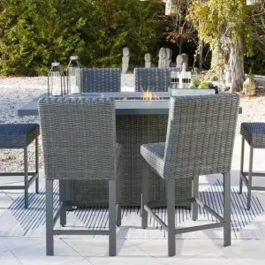 Leisure Palazzo Outdoor Bar Table with 4/6 Barstools