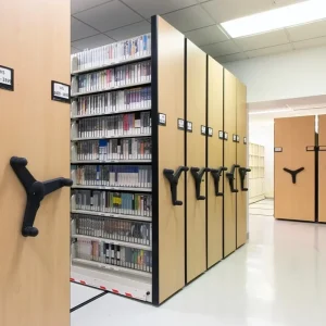 Library High Density Mobile Compactor Storage Shelving Library Compact Mobile Shelving Archive Cabinet Bulk Filing Cabinet