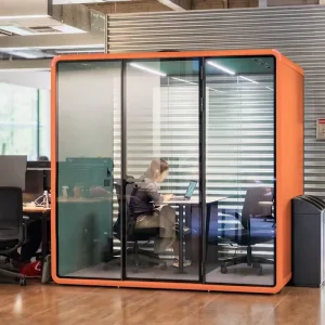 Library Recording Pod Vocal Sound Booth Modular Cabin for Shopping Mall School Studio Audio Isolation Pod
