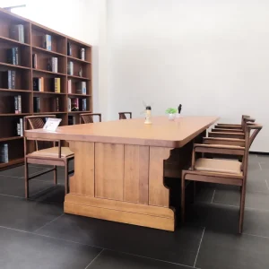 Library Writing Desk and Chair Manufacturer Multifunctional Study Furniture