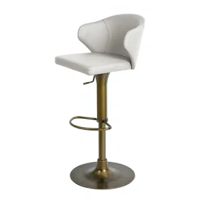 Lifting Adjustable Bar Stool American Italian Light Luxury Home Island Table Chair High Stool No Armrest Modern HD 7218D