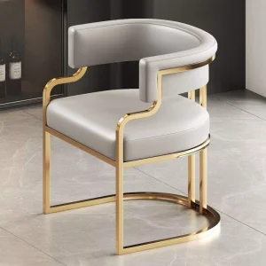 Light Luxury Dining Chairs Home Makeup Chairs Hotel Reception Sales Offices Negotiation for Sofas Nail Salon Backrests