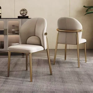 Light Luxury Home Dining Chair Nordic Backrest Comfortable Restaurant Modern Simple Dining Chair for Hotel Living Room