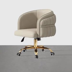 Light Luxury Modern Leather Electric Executive Office Chair Ergonomic Open Back Home Use Comfortable Long Sitting