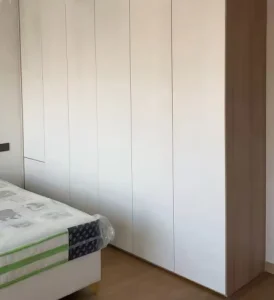 Light Luxury Modern Portable Living Room Wooden Wardrobe with Shoe Cabinet Simple Door and Drawer Storage