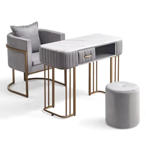 Light Luxury Nail Care Tables Nail Chairs Salon Furniture Beauty Tables Beauty Salon Equipment