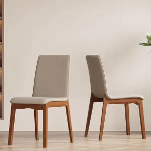 Light Luxury Restaurants Hotels Backrest Chairs Simple Stools Solid Wood Chairs Household Modern Soft wrapped Dining Chairs