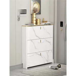 Light Luxury Rock Plate Ultra thin Shoe Cabinet Household Doorway Tipping Duct style Modern Simple Entrance Hall Entranc