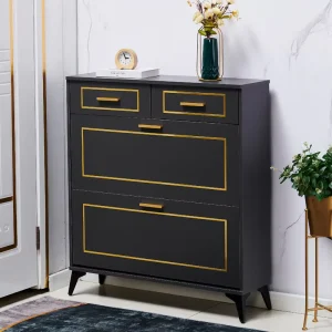 Light Luxury Ultra thin Entrance Shoe Cabinet Household Door And Foyer Simple Modern Small sized Apartmen