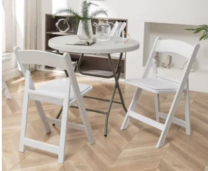Light Weight Heavy Duty Outdoor Rental Party Foldable Chairs White Plastic Wedding Resin Folding Chair
