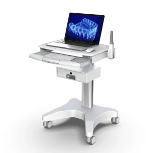 Likaymo OC 3 Modern Mobile Integrated Laptop Dental Trolley Cart with Drawer for Dentist or Hospital Use
