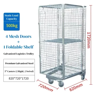 Linen Roll Cage Linen Cage Trolley Linen Transport Cage Linen Storage Cage Hotel Laundry Hospital Laundry Commercial Laundry
