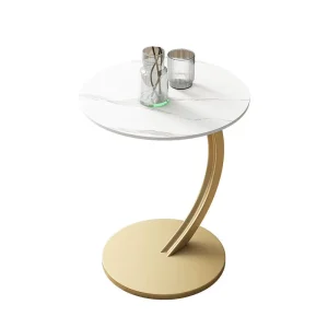 Living Room Bedroom Design Luxury Removable Small Round Wood Side End Table Coffee Table