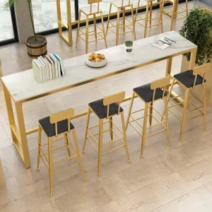 Living Room Furniture Cafe Furniture Restaurant Dining Chairs and Tables Restaurant Sets Bar Counter Table Furniture