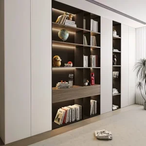 Living Room Furniture Customized Furniture Large Storage Cabinet Library Nordic Bookcases Wooden