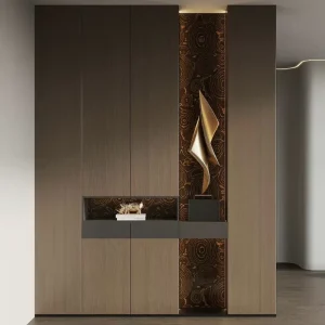 Living Room Furniture Shoe Cabinet Shoe Rack Dustproof Organizer Modern Storage Wooden Door Wall Mount 50 Pair Capacity