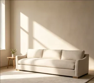 Living Room Furniture Simple Indoor Fabric Sofa Set for Home Guest Room Small Space