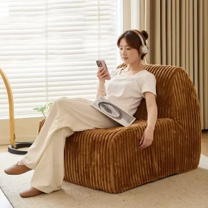 Living Room Modern Boneless Vacuum Sealed Packaging Single Person Sofa Chair Lazy Compress Sofa in a Compressed Box
