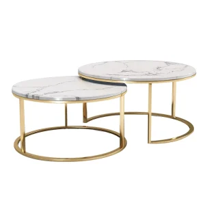 Living Room Sofa Furniture Design Modern Gold Legs Marble Center Luxury Coffee Table