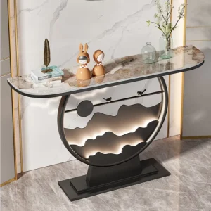 Living Room Table Against the Wall Designer High End Restaurant Furniture Bar Cabinet Slate Table