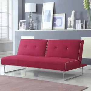 Living Room and Hotel Use Multi functional Fabric Sofa Set Furniture Featuring Adjustable Backrests with No Armrests Sofa Beds