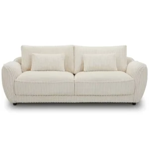 Living room Furniture Luxury Cream 3 Seat Sofa