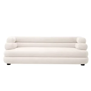 Living room Furniture Luxury Cream Upholstered Chesterfield Sofa