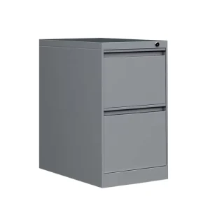 Lockable 2 Drawer Metal File Cabinet Vertical Steel Filing Cabinet for Office Storage A4 Letter Legal Files
