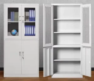 Lockable Iron Filing Cupboard Steel Locker Cabinet for School with Metal Storage Steel Office Furniture