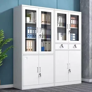 Lockable Metal Filing Cabinet Office Steel Storage Cupboard 4 Door Steel File Storage Cabinet OEM Office Storage Cabinets
