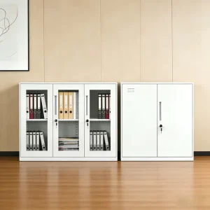 Lockable Metal Storage Cabinet Compact Steel Cabinet for Home Garage Office Use Adjustable Shelf Heavy Duty Metal Locker