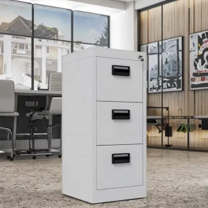 Lockable Steel Drawer Cabinet File Cabinet with Large Capacity for Office Home Supermarket Hospital and Apartment