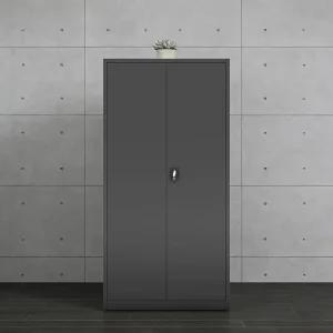 Lockable Steel Filing Cabinet For Office Documents With Lightning Lock And Adjustable Shelves