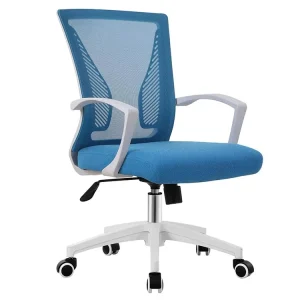 Low Back Black Leather Executive Conference Office Chair Without Wheels