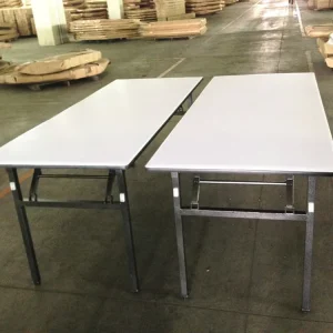 Low Price High Quality Simple Design Outdoor White Rectangle Hotel Table